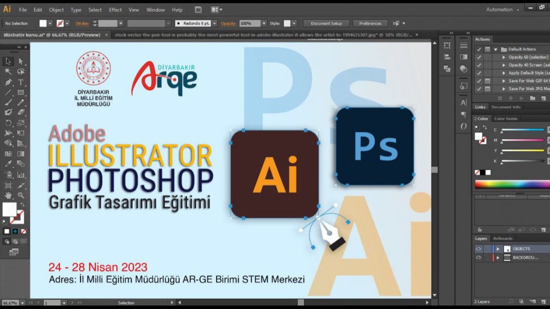 Adobe İllustrator Photoshop Grafik Tasarım Eğitimi
